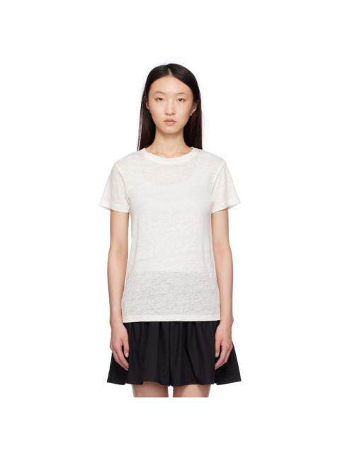 BASERANGE Off-White Sevinc T-shirt