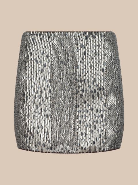 L'AGENCE Dion Sequin Mini Skirt