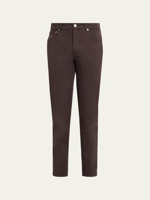 Brunello Cucinelli Men's Italian-Fit Denim Five-Pocket Pants