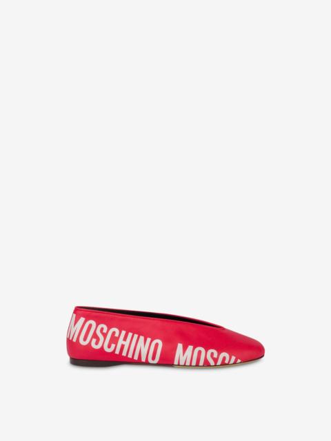 Moschino PRINTED TASSEL BALLET FLATS