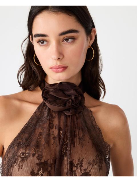 STEVE MADDEN ROSELLE TOP DARK TOFFEE