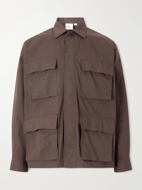 WTAPS Logo-Print Cotton-Blend CORDURA® Overshirt