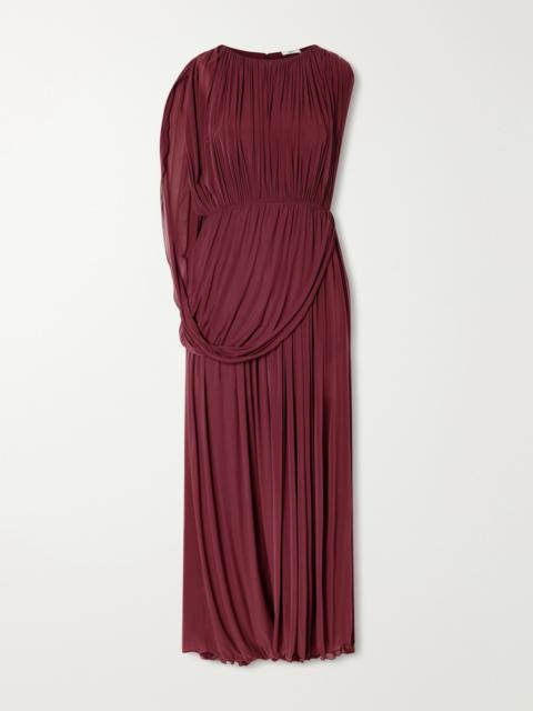 FFORME Kahlo Asymmetric Draped Crepe Dress