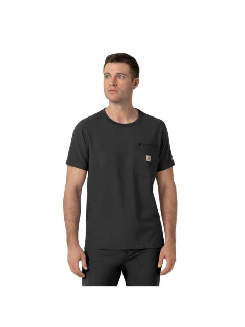Carhartt Force Cross-Flex Crew Neck Scrub Top