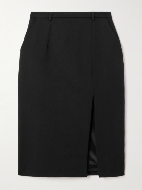 Dolce & Gabbana Silk-blend Gabardine Skirt