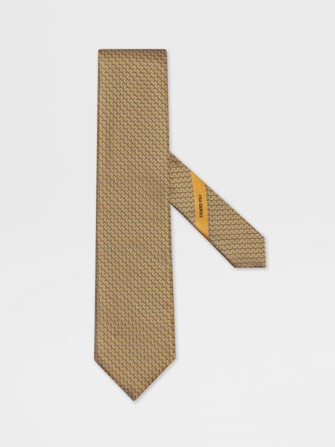 YELLOW CENTO FILI SILK TIE