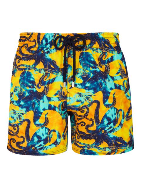 Vilebrequin Men Stretch Short Swim Trunks Poulpes Tie and Dye