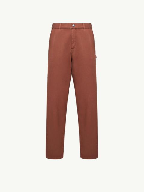 Moncler Cargo Cotton Blend Gabardine Pants