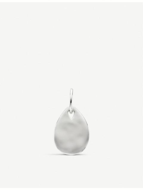 MONICA VINADER Ziggy teardrop sterling silver pendant charm
