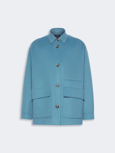 WEEKEND Max Mara FOLK Double wool jacket - LIGHT BLUE