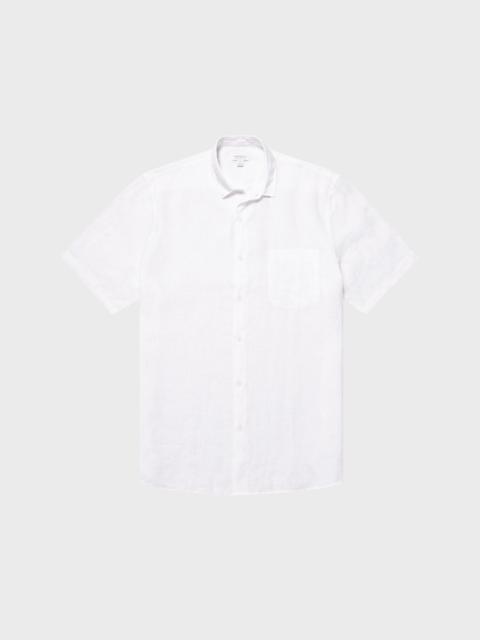 Sunspel Short Sleeve Linen Shirt
