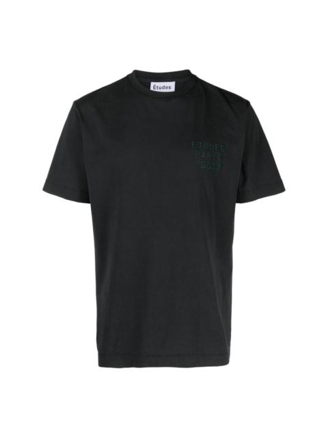 Étude logo-embroidered cotton T-shirt