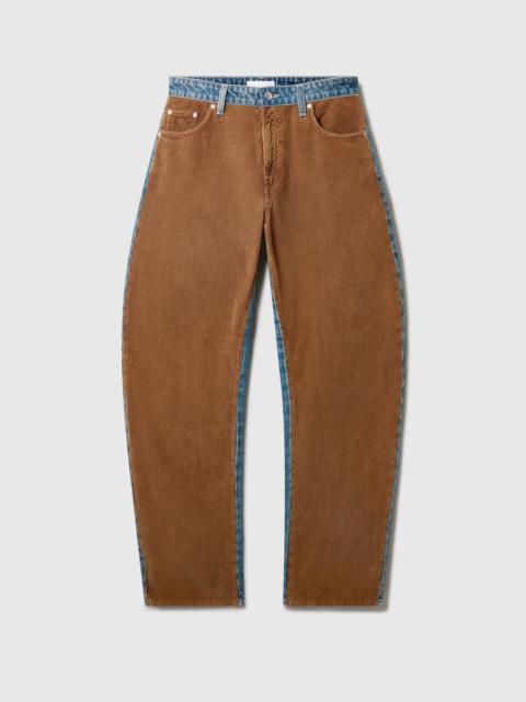 Stella McCartney Corduroy Panel Curved Jeans