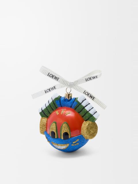 Loewe Knight Cat bauble in blown glass