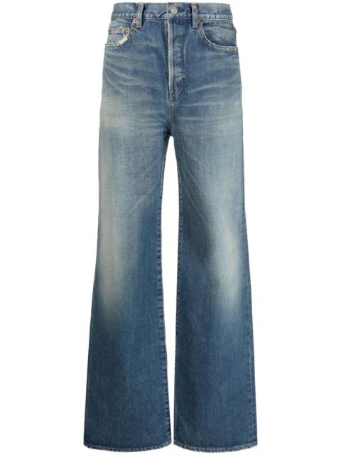 SAINT LAURENT high-waisted bootcut jeans