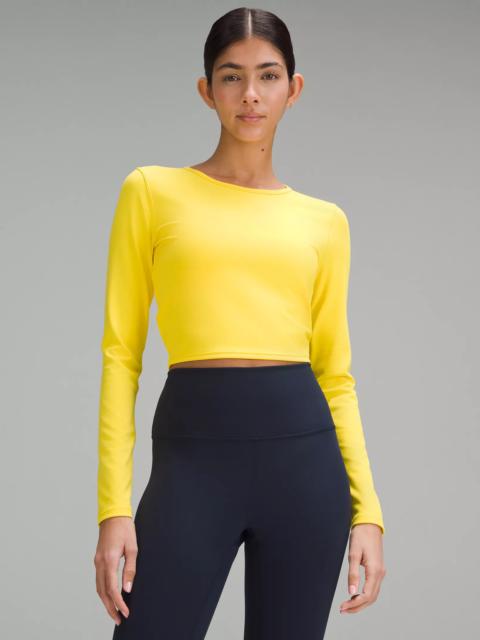 lululemon Wunder Train Cropped Long-Sleeve Shirt