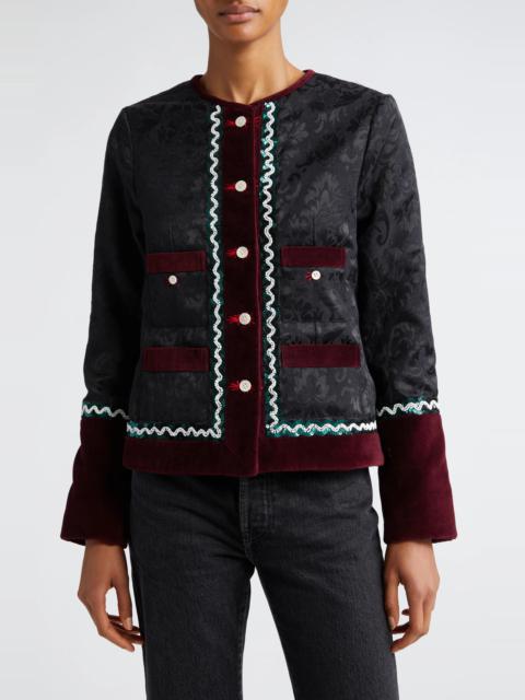 BODE Dusk Brocade Rice Jacket