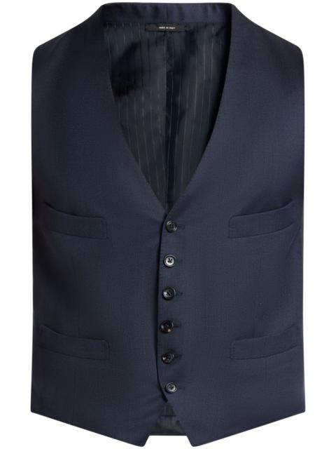 TOM FORD button-down tailored waistcoat