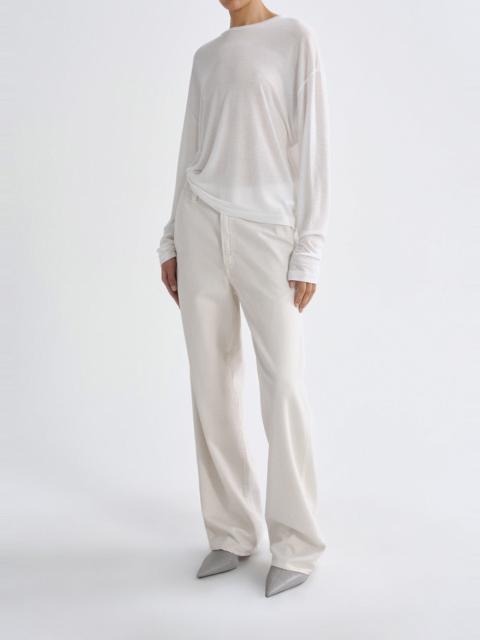 AGOLDE LYNDON PANT (FLYWEIGHT) IN BONE