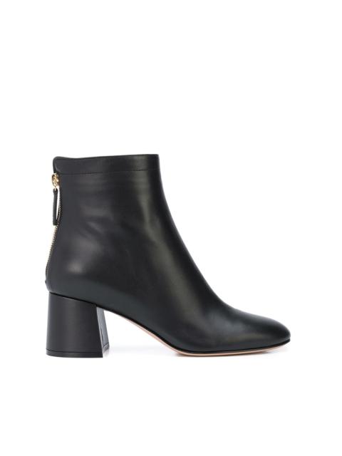 zipped ankle boots