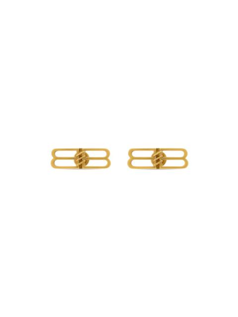 BALENCIAGA Women's Bb Icon Earrings in Gold