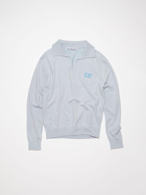 Acne Studios Polo jumper - Pale blue