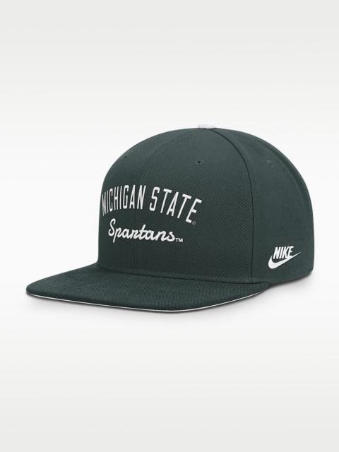 Nike Michigan State Legacy Pro Men's Nike Dri-FIT College Adjustable Hat