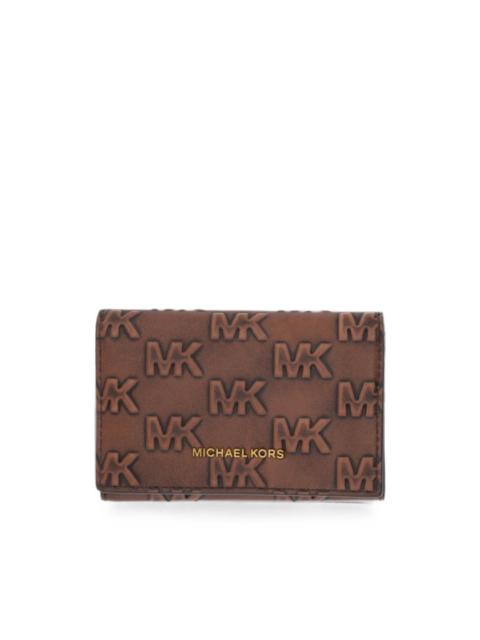 MICHAEL KORS Colby logo-embossed leather cardholder