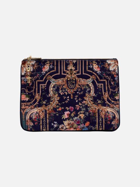 CAMILLA SMALL CANVAS CLUTCH