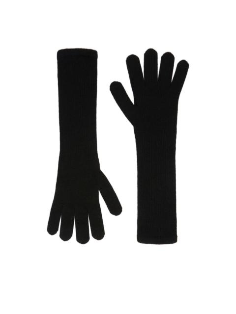 Max Mara ribbed gloves