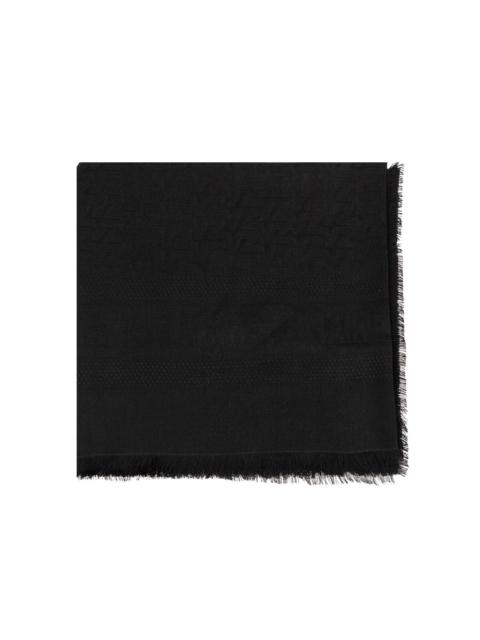 Zadig & Voltaire patterned-jacquard frayed scarf