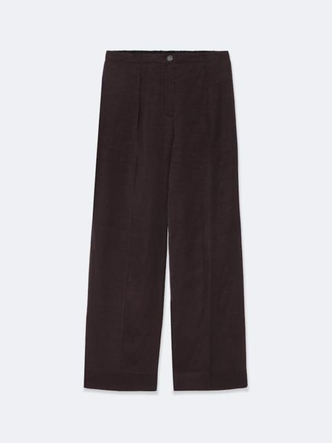 ALLSAINTS LEONIE MID-RISE SATIN WIDE-LEG PANTS