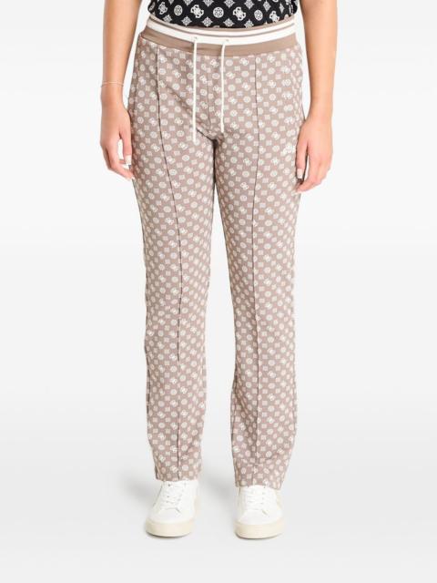 GUESS USA New Aggie monogram-print track pants