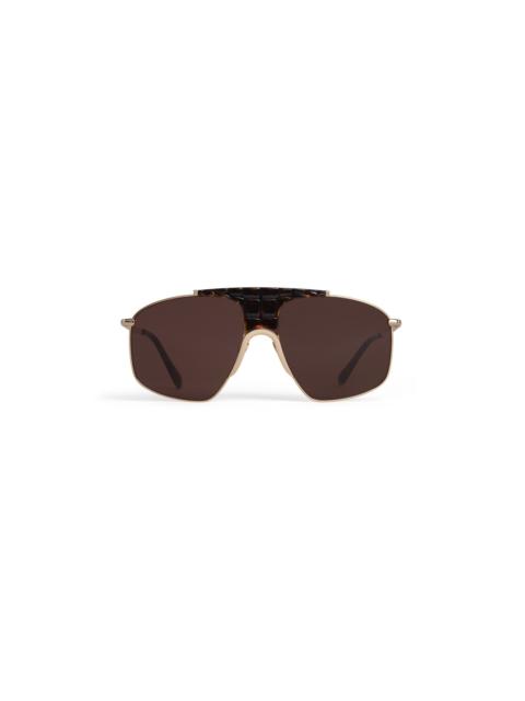 Alaïa SQUARE AVIATOR SUNGLASSES