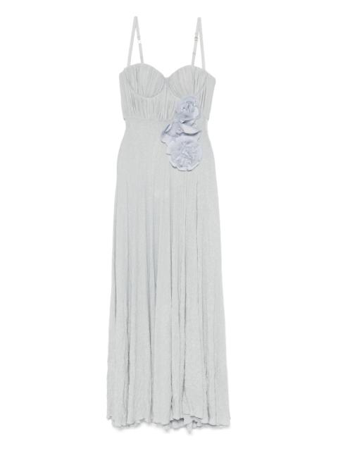 ELISABETTA FRANCHI Elisabetta Franchi Flower-embroidery Lurex Gown