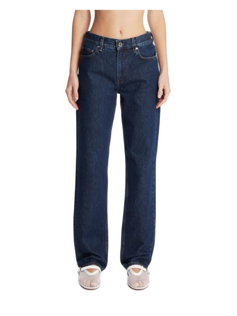 TOTEME Blue Straight-Leg Jeans