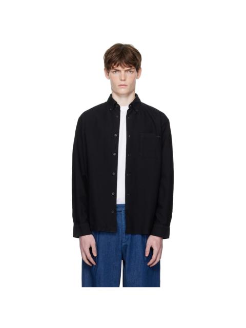 A.P.C. Black Mateo Logo Shirt
