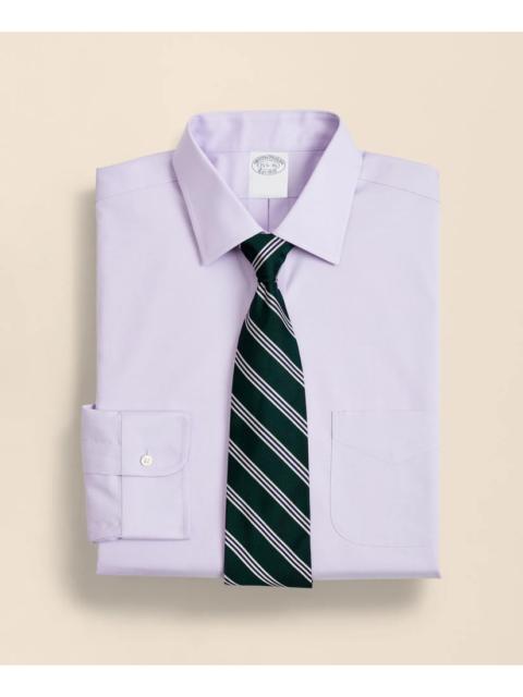 Brooks Brothers Stretch Supima® Cotton Non-Iron Pinpoint Oxford Ainsley Collar Dress Shirt