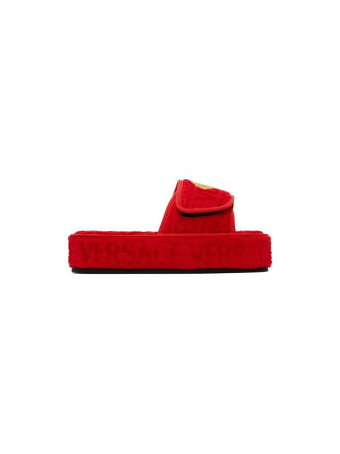 Red Allover Slippers