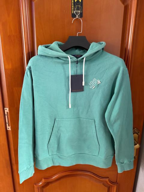Louis Vuitton Louis Vuitton Lake Green Pin Hooded Sweater