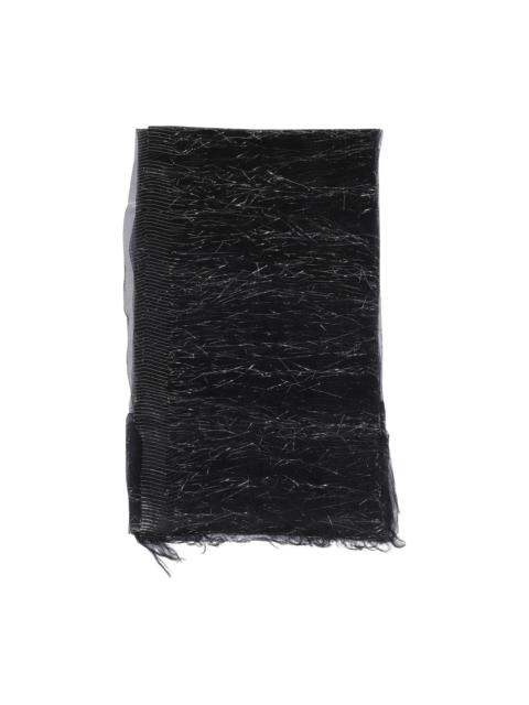 Faliero Sarti lurex-detail scarf
