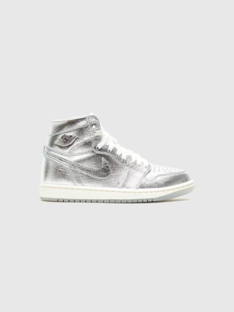 WMNS AIR JORDAN 1 RETRO HIGH "METALLIC SILVER"