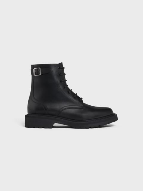 CELINE CELINE RANGER LACE-UP BOOT in SHINY BULL