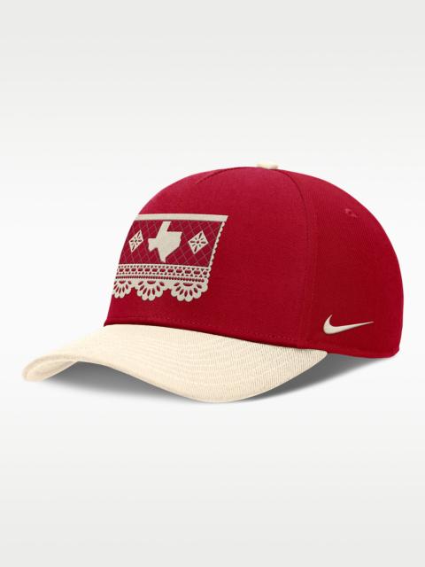 Nike Texas Rangers City Connect Rise Men's Nike Dri-FIT MLB A-Frame Adjustable Hat
