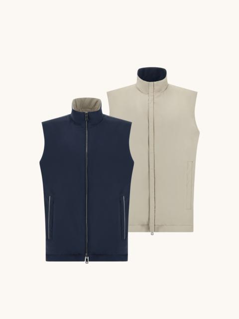Paul & Shark REVERSIBLE TYPHOON® PLATINUM GILET