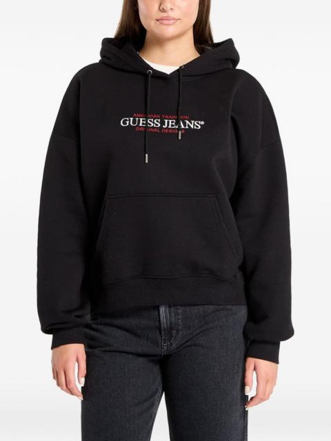 GUESS USA logo-print drawstring hoodie