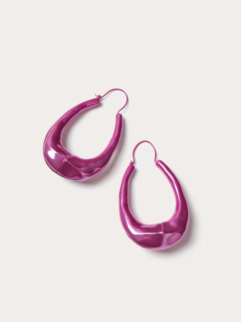 Valentino LIQUID STUD METAL EARRINGS