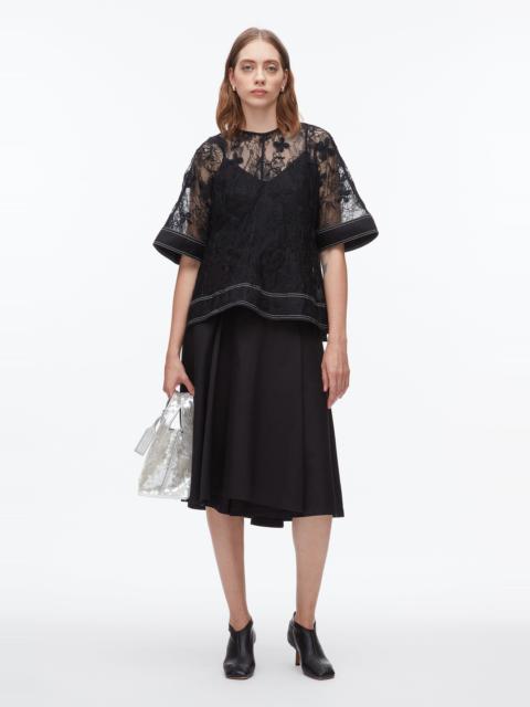 3.1 Phillip Lim Dimensional Lace Flounce Tank