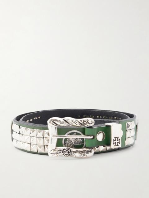 Enfants Riches Déprimés Dog In Restraint 3.5cm Studded Leather Belt