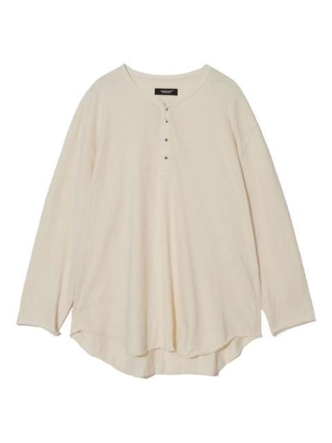 UNDERCOVER eye henley T-shirt